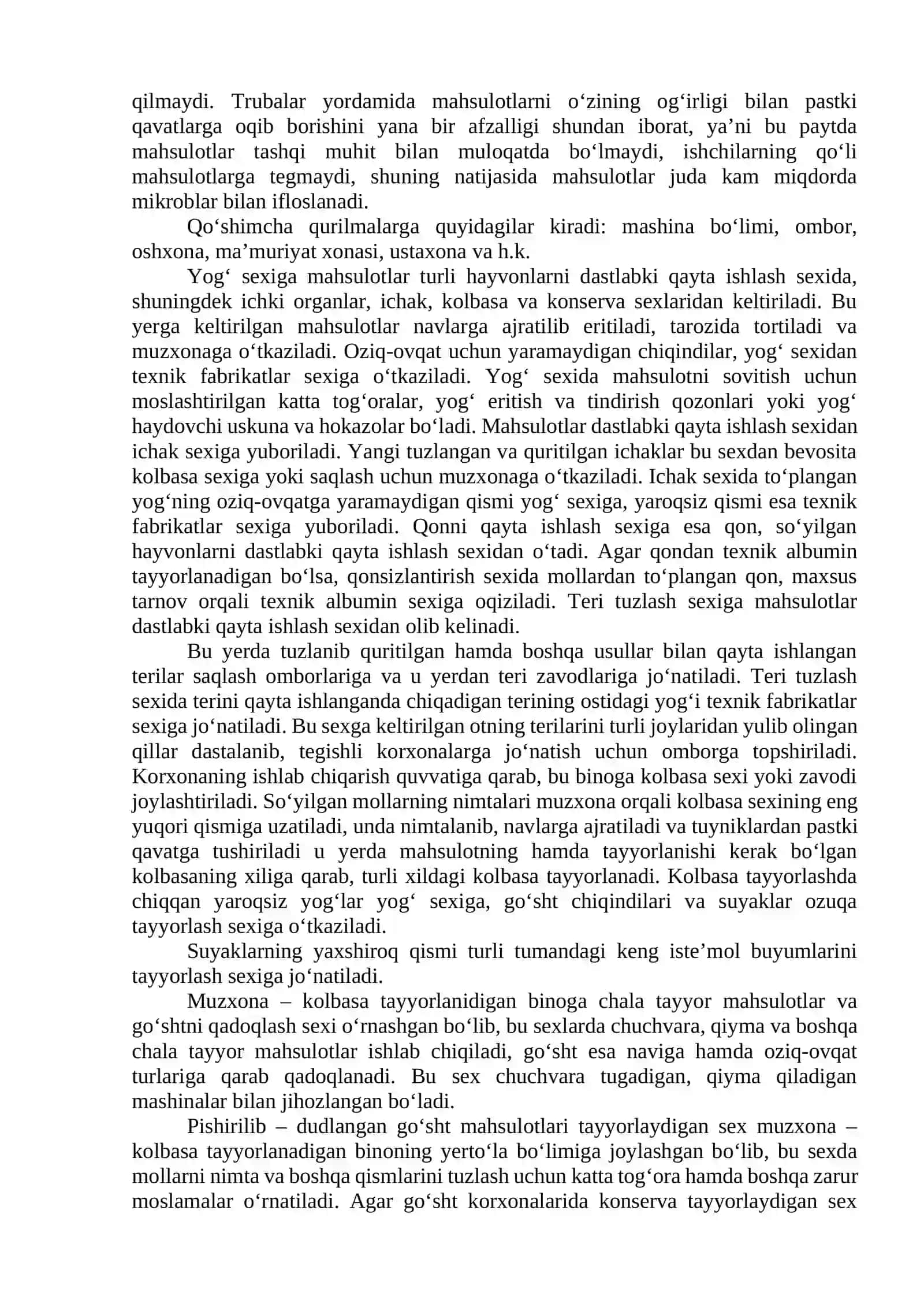 Go‘sht korxonalarining turlari 3