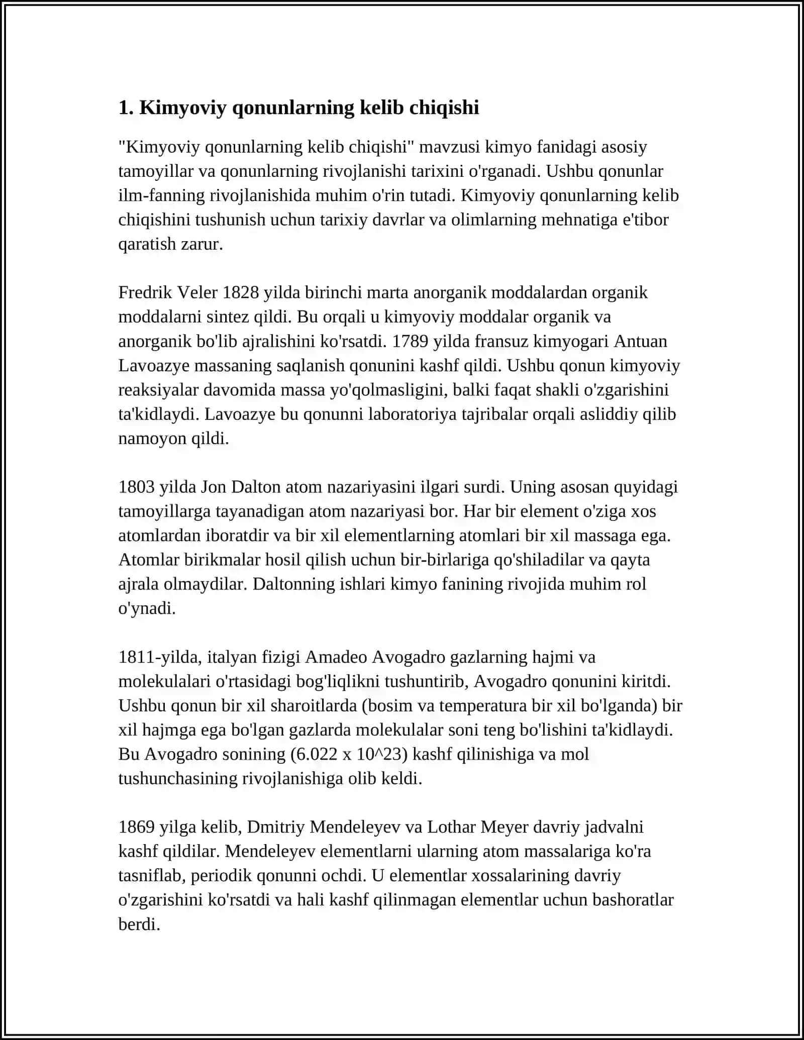 Namangan Davlat Universiteti K.KIM.AU-23 Guruh Talabasi Qobilov Javohirning Noorganik Kimyo Fanidan Tayyorlagan Kurs Ishi 3