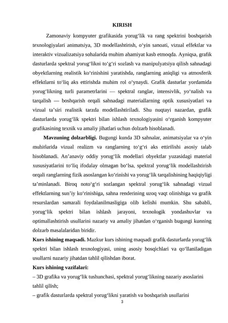 Grafika dasturlarida yorug‘lik spektri bilan ishlash 3