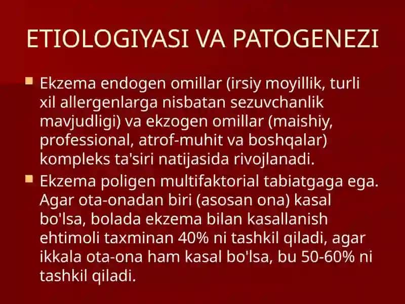 Ekzema va Neyrodermatit 3