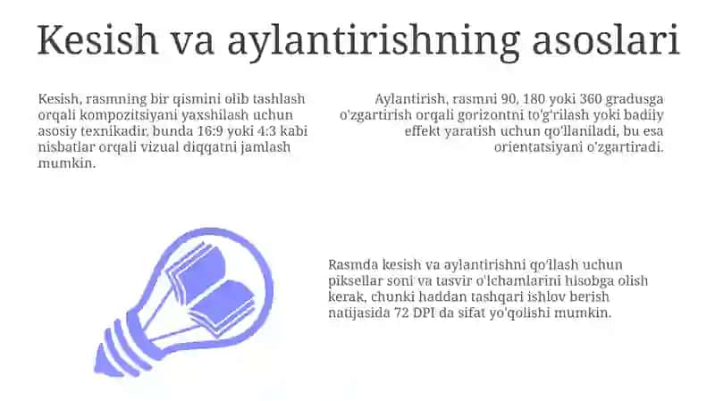 Kesish va aylantirish 3