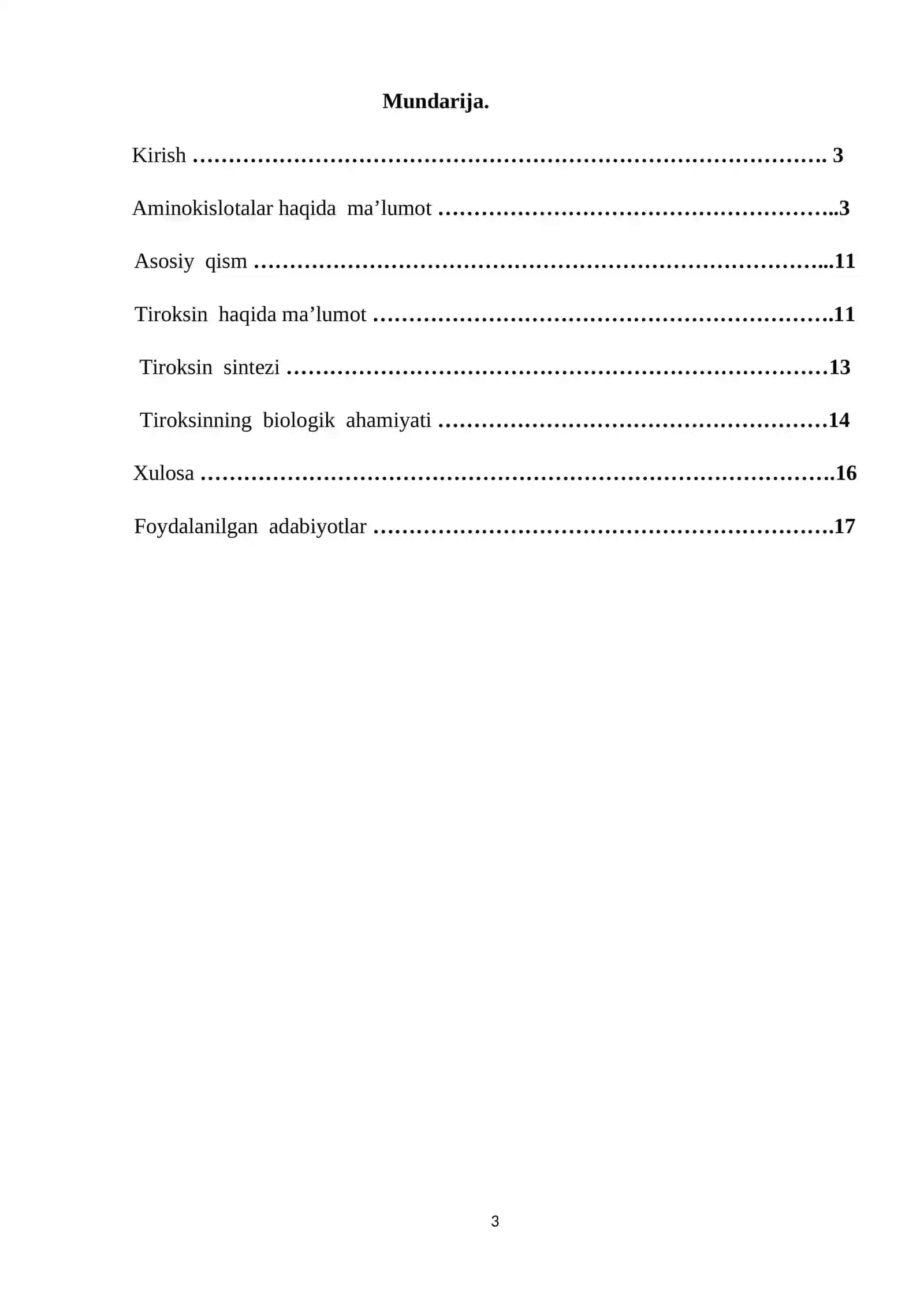 TIROKSIN VA UNING HOSILALARI 3