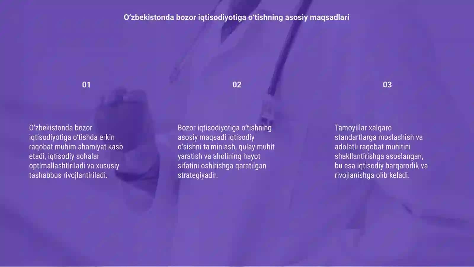 Oʻzbekistonda bozor iqtisodiyotiga oʻtishning tamoyillari va xususiyatlari 3