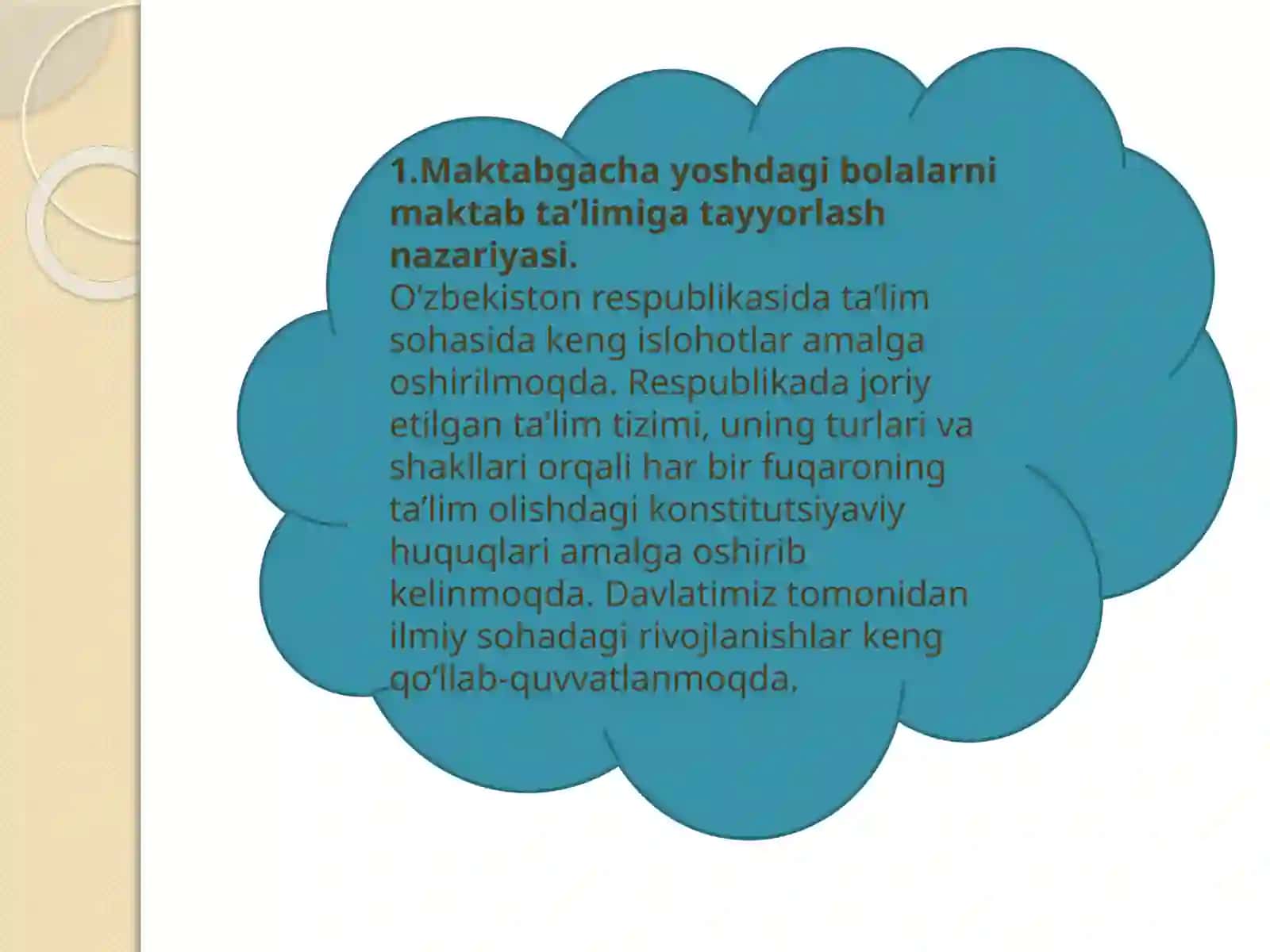 MAKTAB TA’LIMIGA TAYYORLASH 3