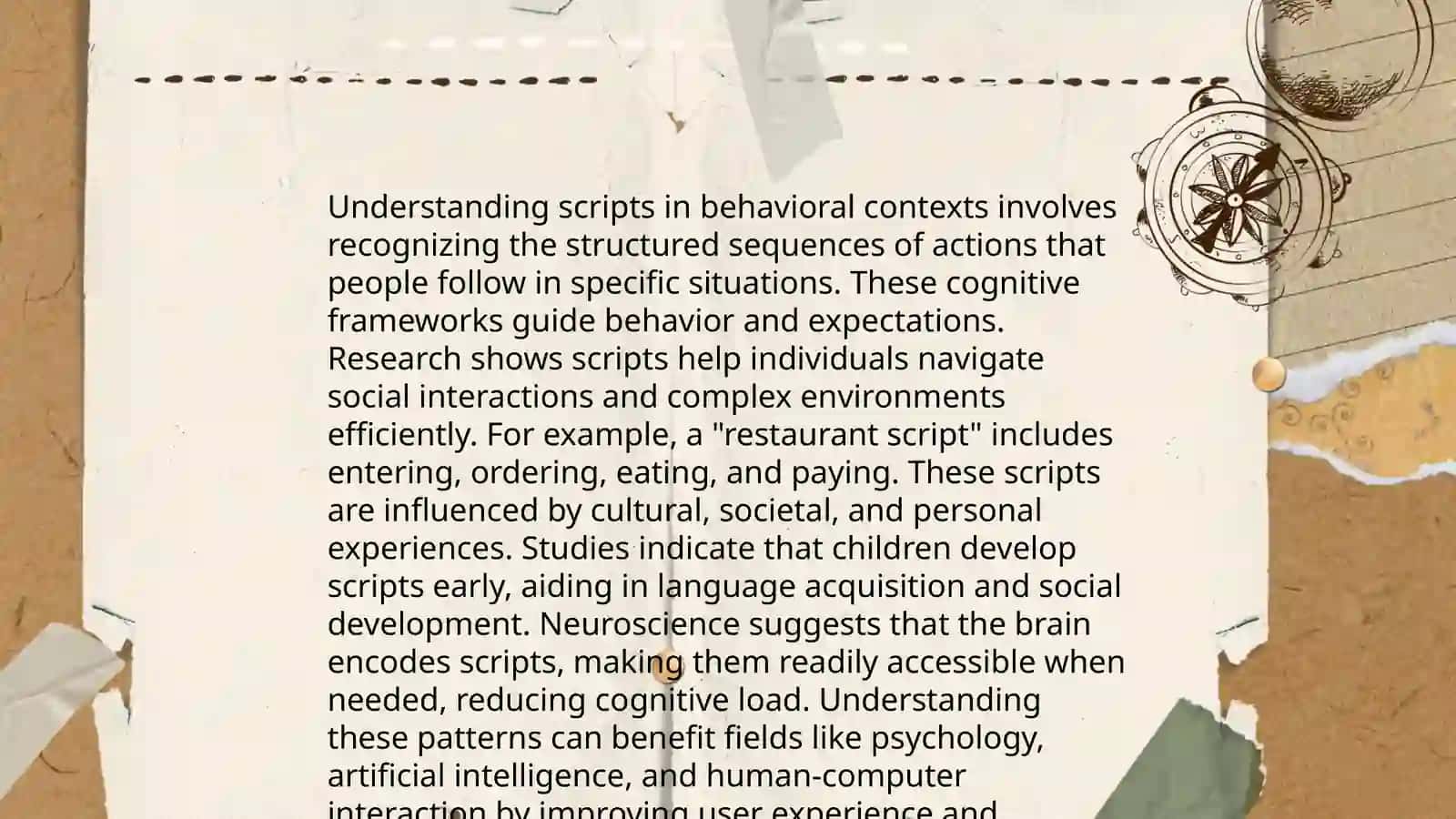 Scrips. Scenario. Schem ata. Mental models 3