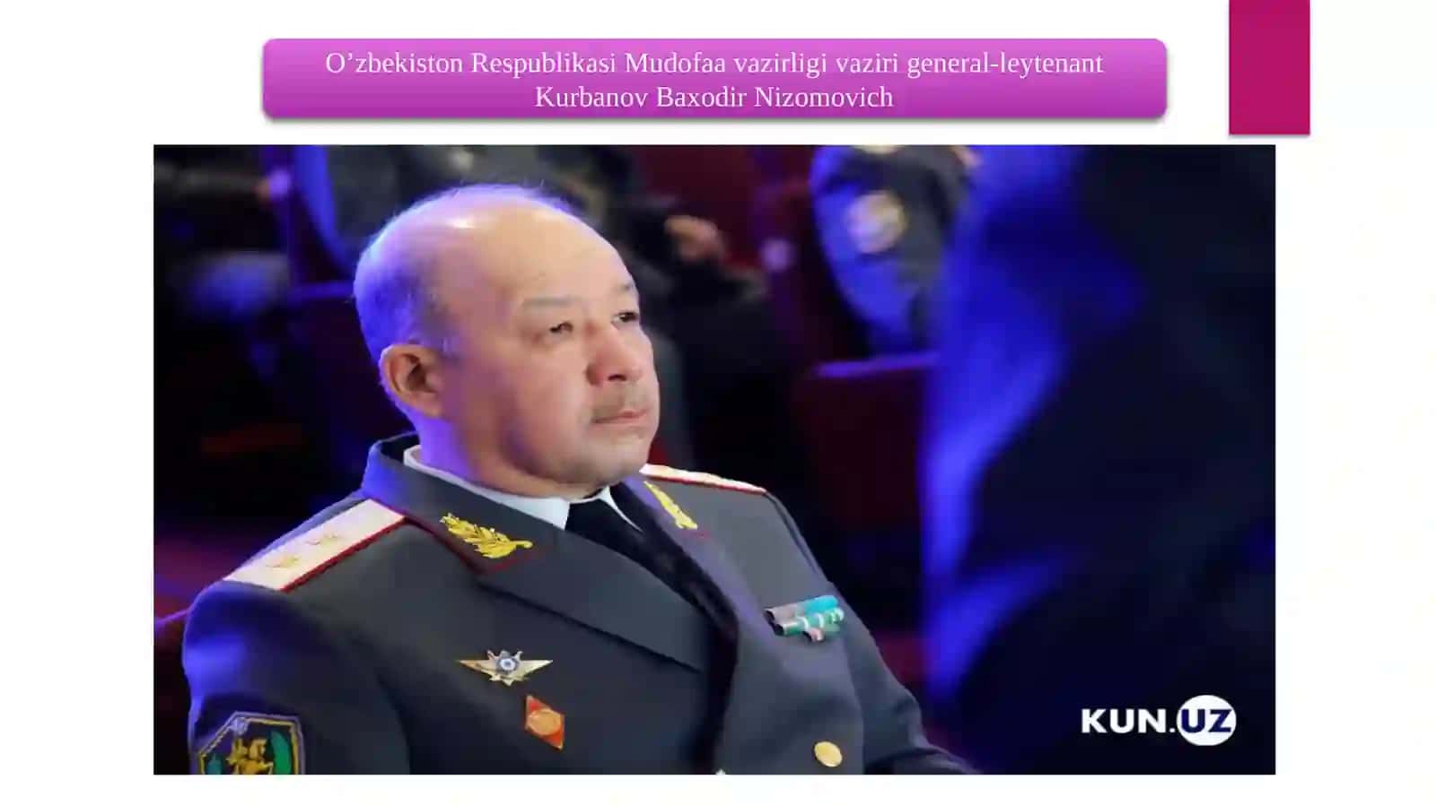 O‘zbekiston Respublikasi Mudofaa vazirligi 3
