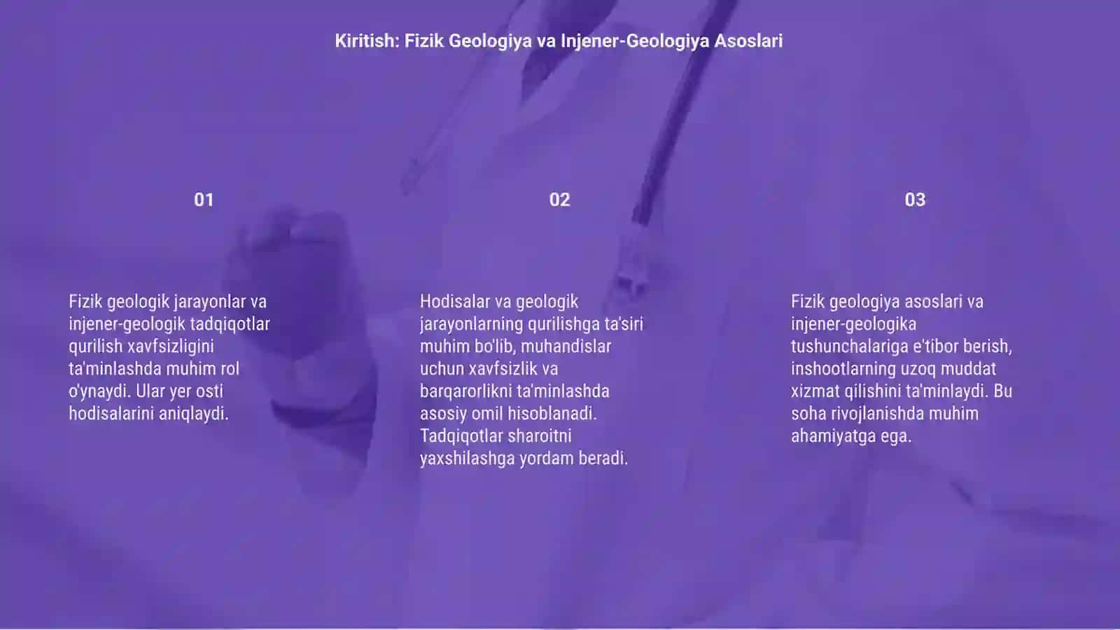 Fizik geologik va injener-geologik jarayinlar xodisalar va ularning qurilshga tasiri 3