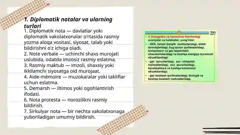 Diplomatik va tijorat yozuvlarini tushunish 3