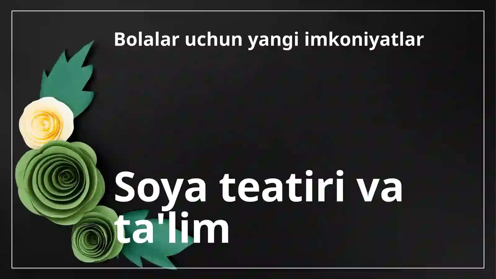 Maktabgacha talim tashkilotida soya teatirini tashkil qilish 3
