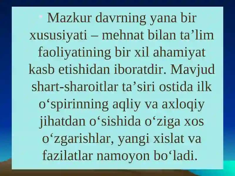 Ilk o‘spirinlik yoshi davrida psixik rivojlanish xususiyatlari 3