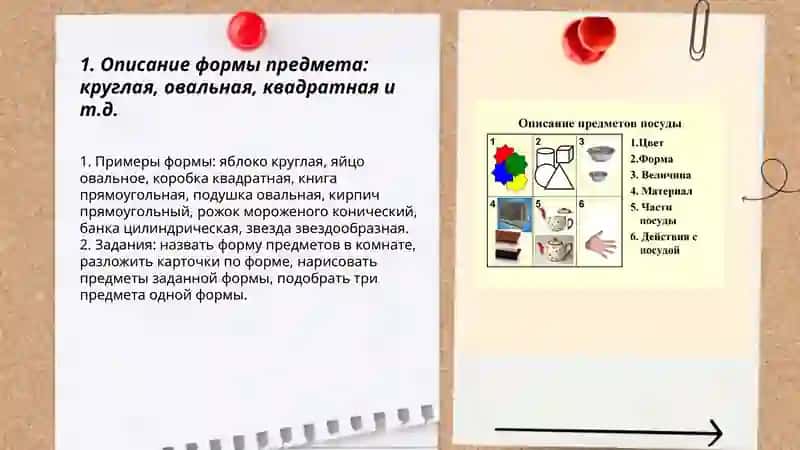 Описание формы, цвета, запаха, вкуса, размера предмета.Примеры, задания. 3