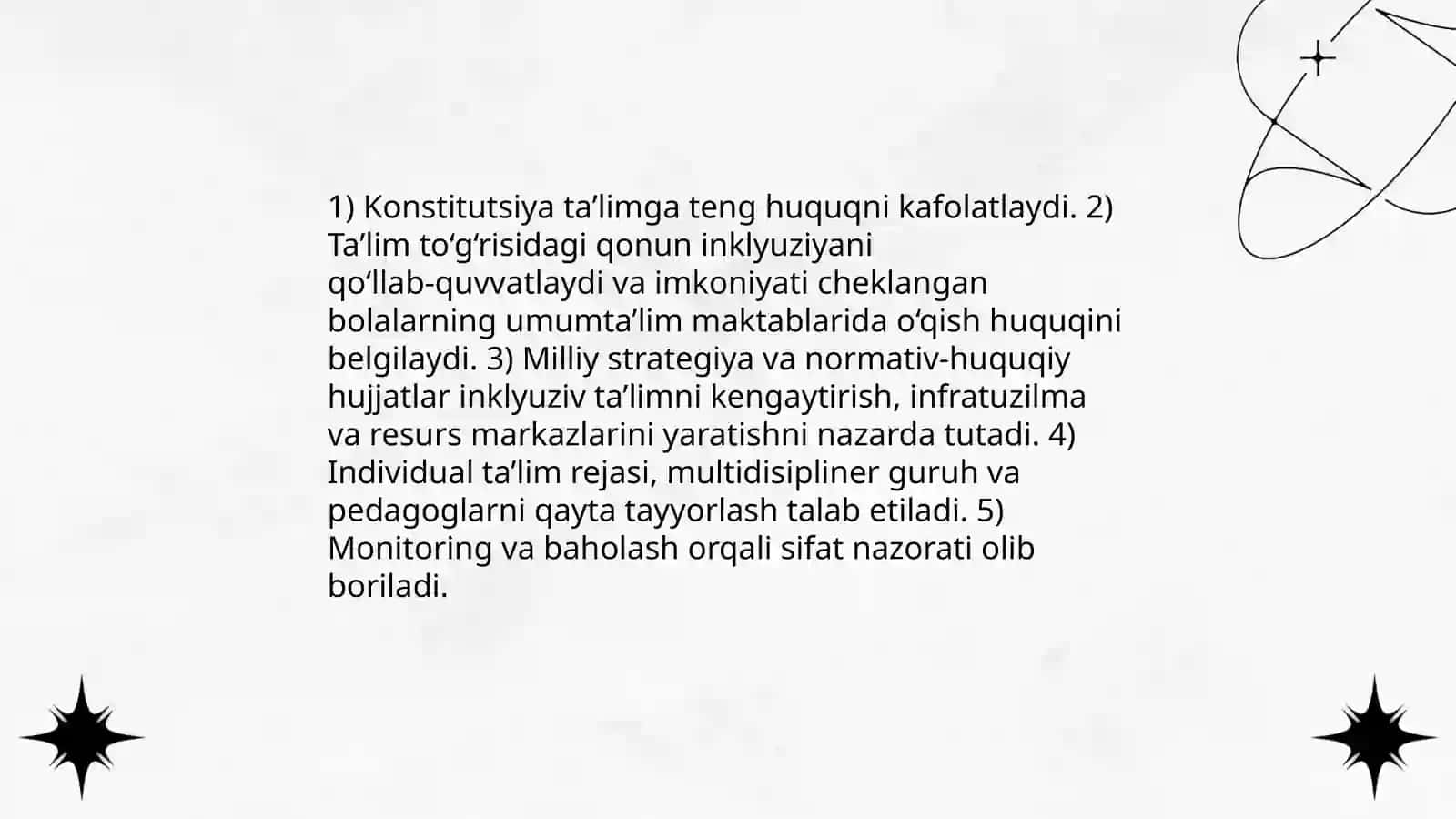 Oʻzbekistonda imkoniyati cheklangan bolalar uchun inklyuziv ta’lim 3
