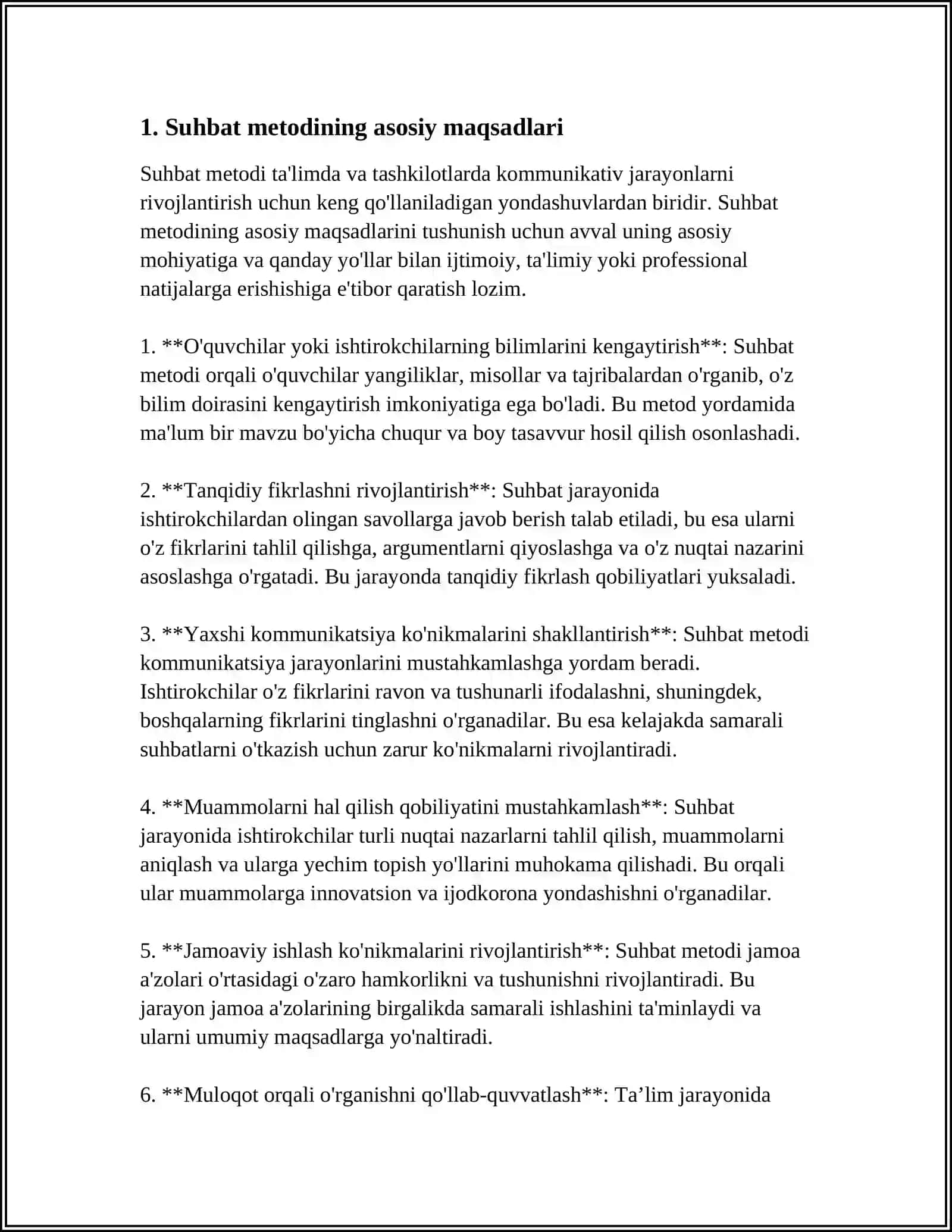 SUHBAT METODINING TATBIQ ETISH MAQSADLARI VA SOHALARI 3
