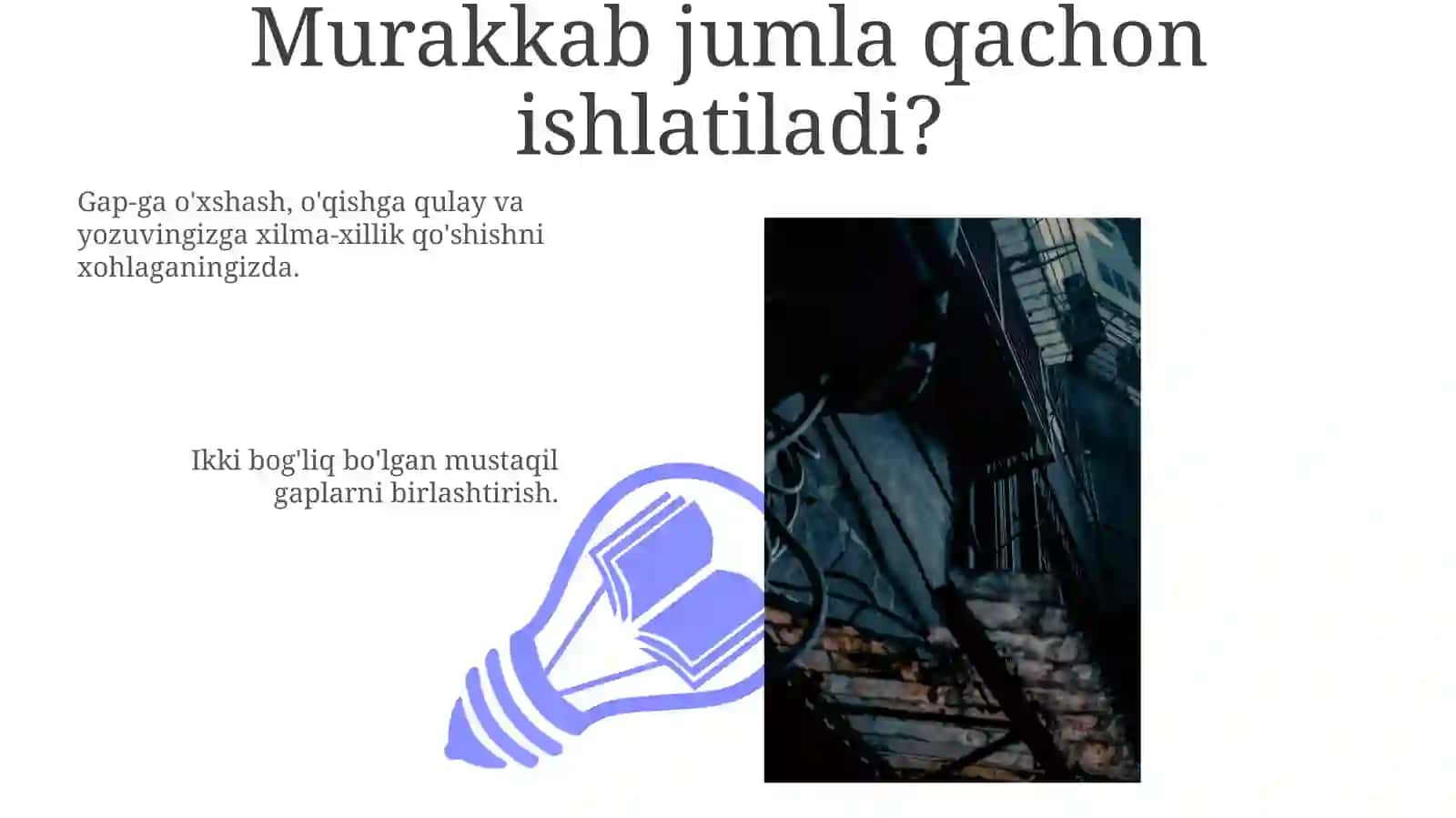 Murakkab gaplar 3