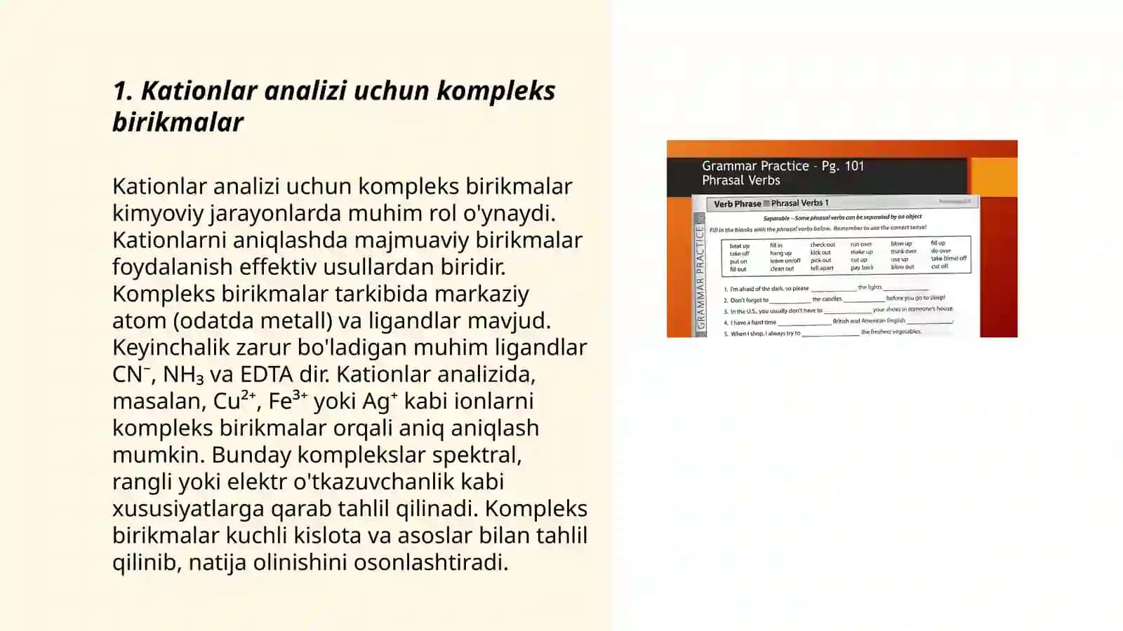 Kationlar analizda kompleks birikmalar va energetik reagentlarning ahamiyati 3