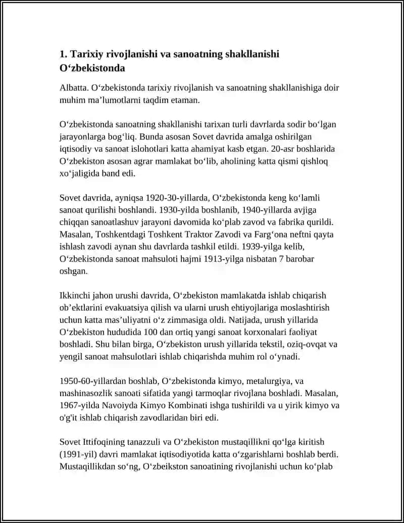 OʻZBEKISTON RESPUBLIKASIDA KIMYO SANOATINING RIVOJLANISHI 3