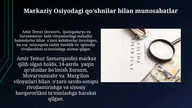 Amir Temurning tashqi siyosati 3