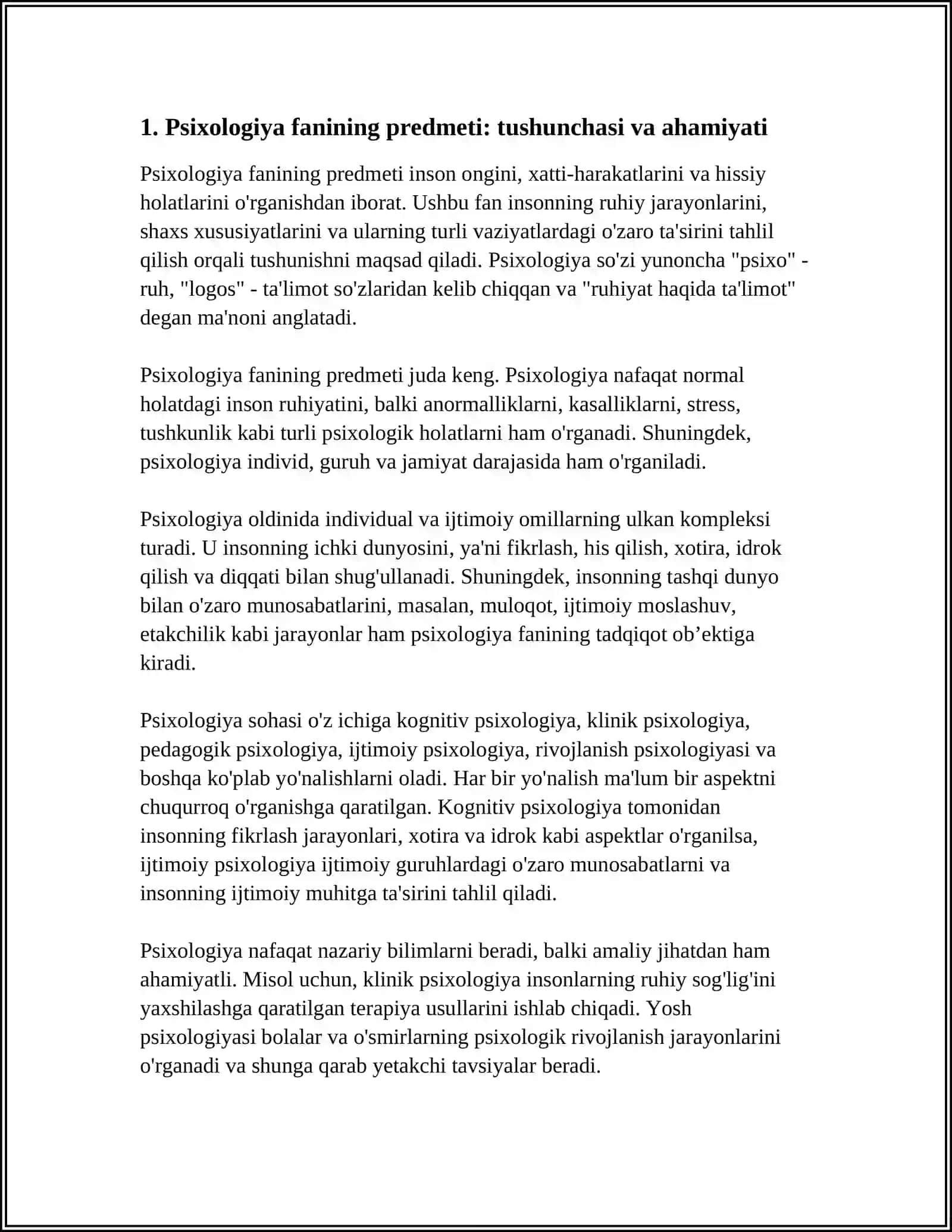 PSIXOLOGIYA FANINING PREDMETI 3
