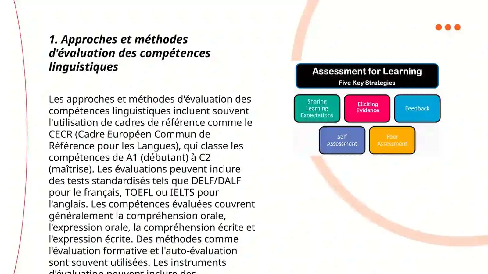L'evaluation en enseignement des langues 3