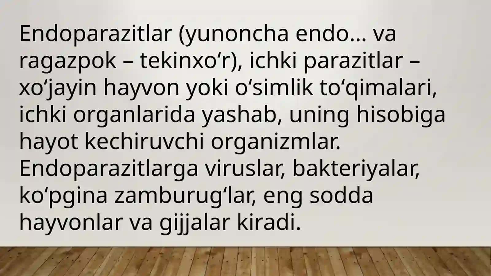 Endogen parazitar kasalliklar, klassifikatsiyasi, patogenezi, laboratoriya tashxisi 3