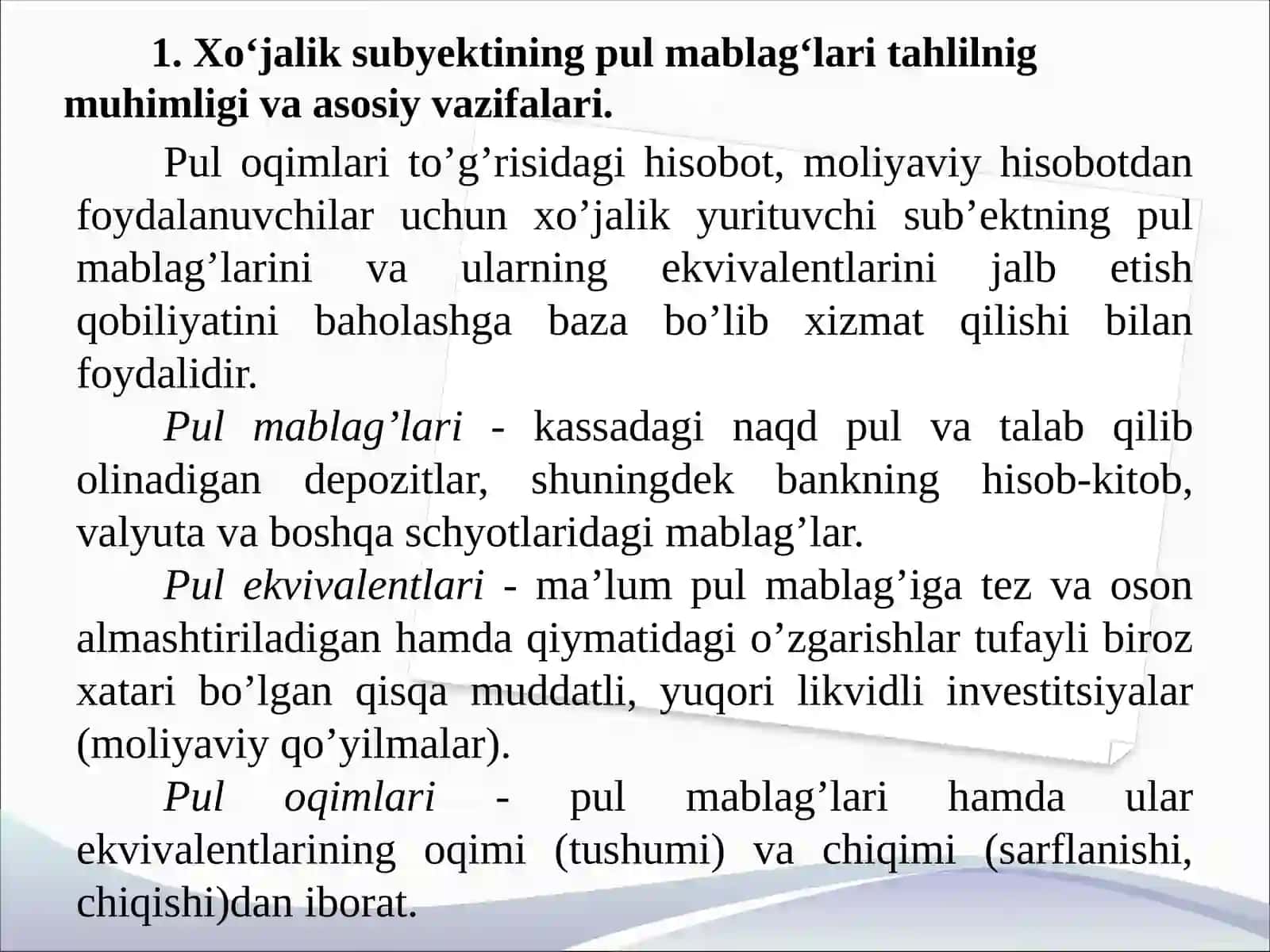 ECONOMIC ANALYSIS fani 3