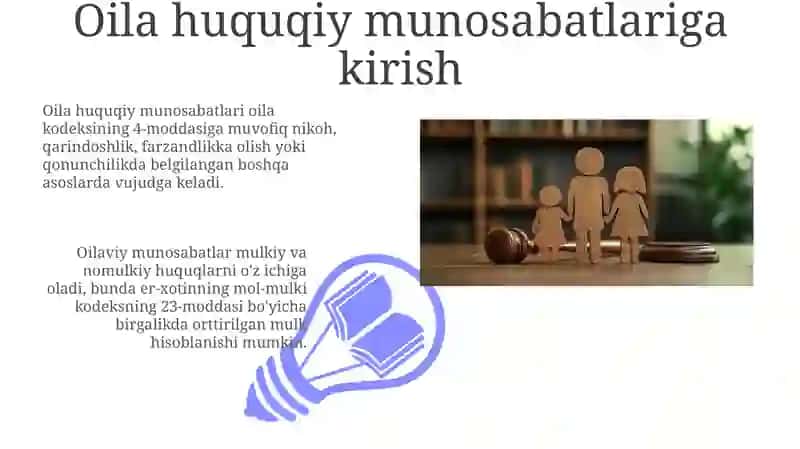 Oilaviy huquqiy munosabatlar 3