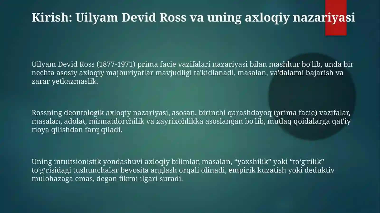 Rossning ilmiy ijtimoiy ishga aloqador asarlari 3