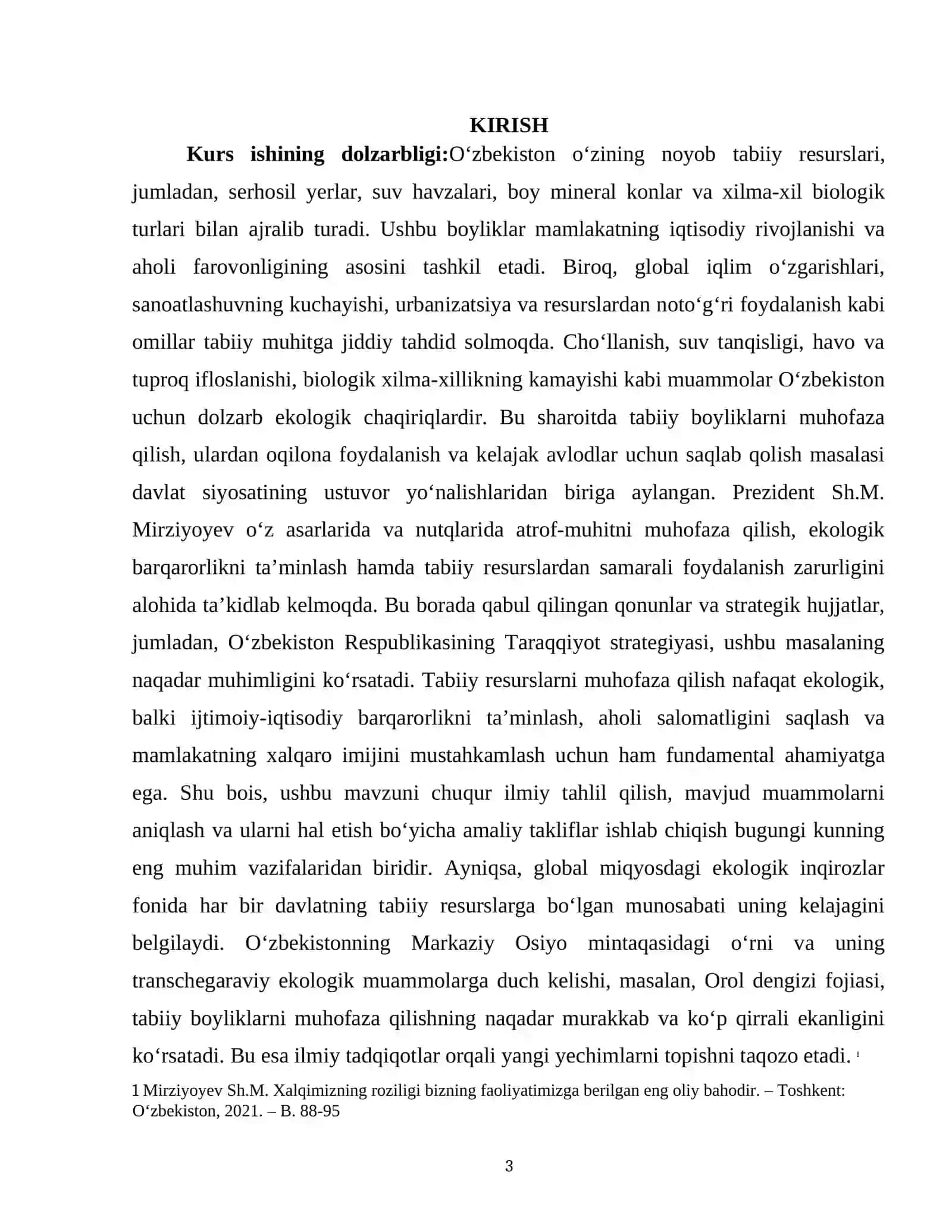 Oʻzbekistonning tabiiy boyliklarni muhofaza qilish 3
