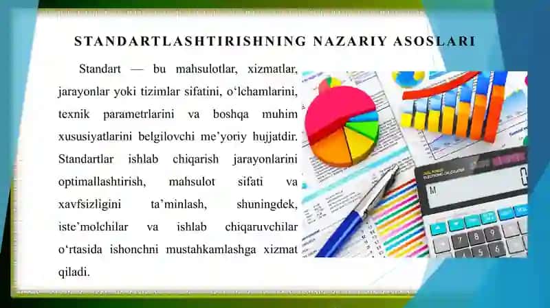 Standartlashtirish Davlat tizimini o‘rganish 3
