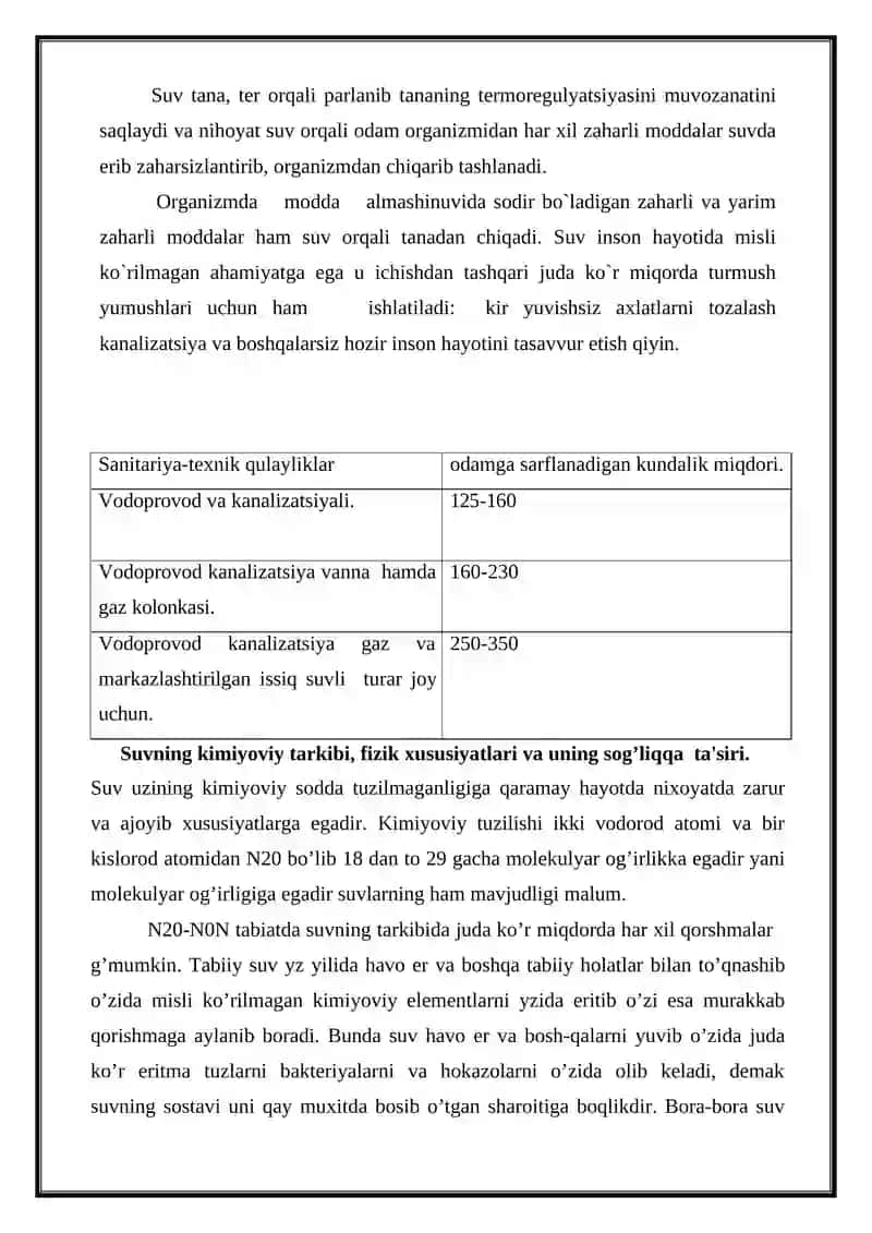 Suv tarkibini tiniqlash va zararsizlantirish 3