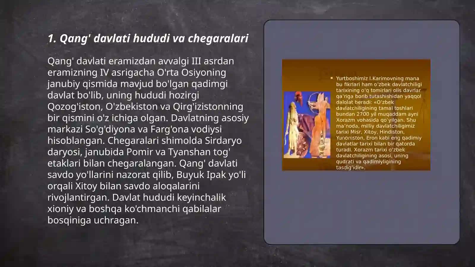 Qang' kushon dovon davlatlarining tarixiy geografiyasi 3