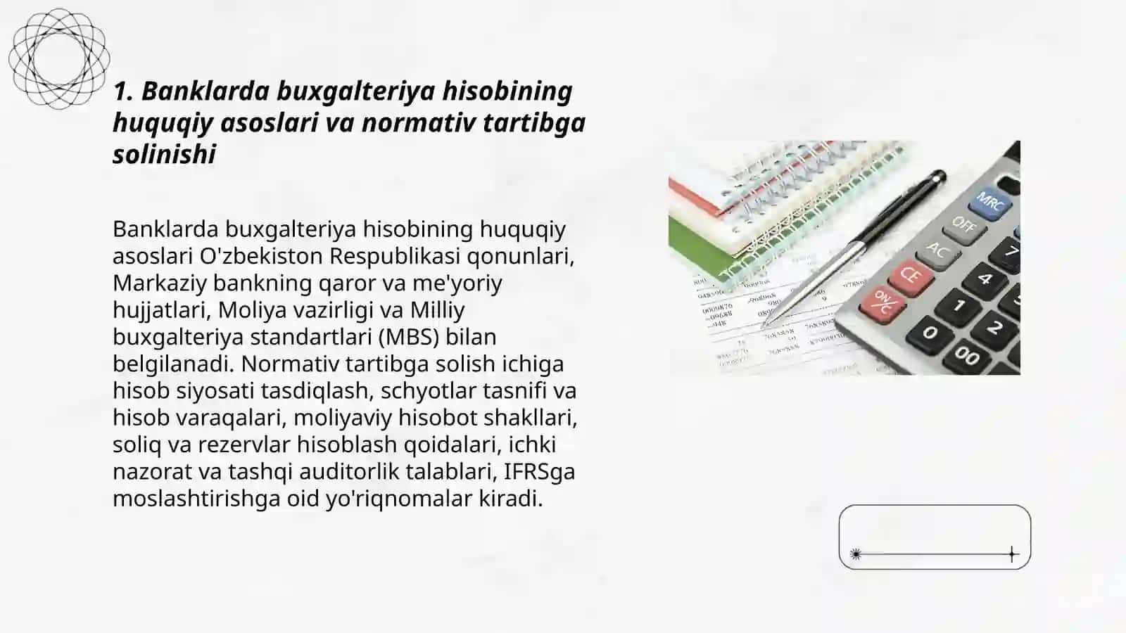 Banklatda Buxgalteriya Hisobini Tashkil Qilish Asoslari 3