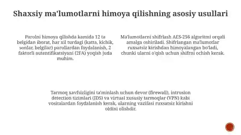 Shaxsiymaʼlumotlarnihimoyaqilishusullari 3