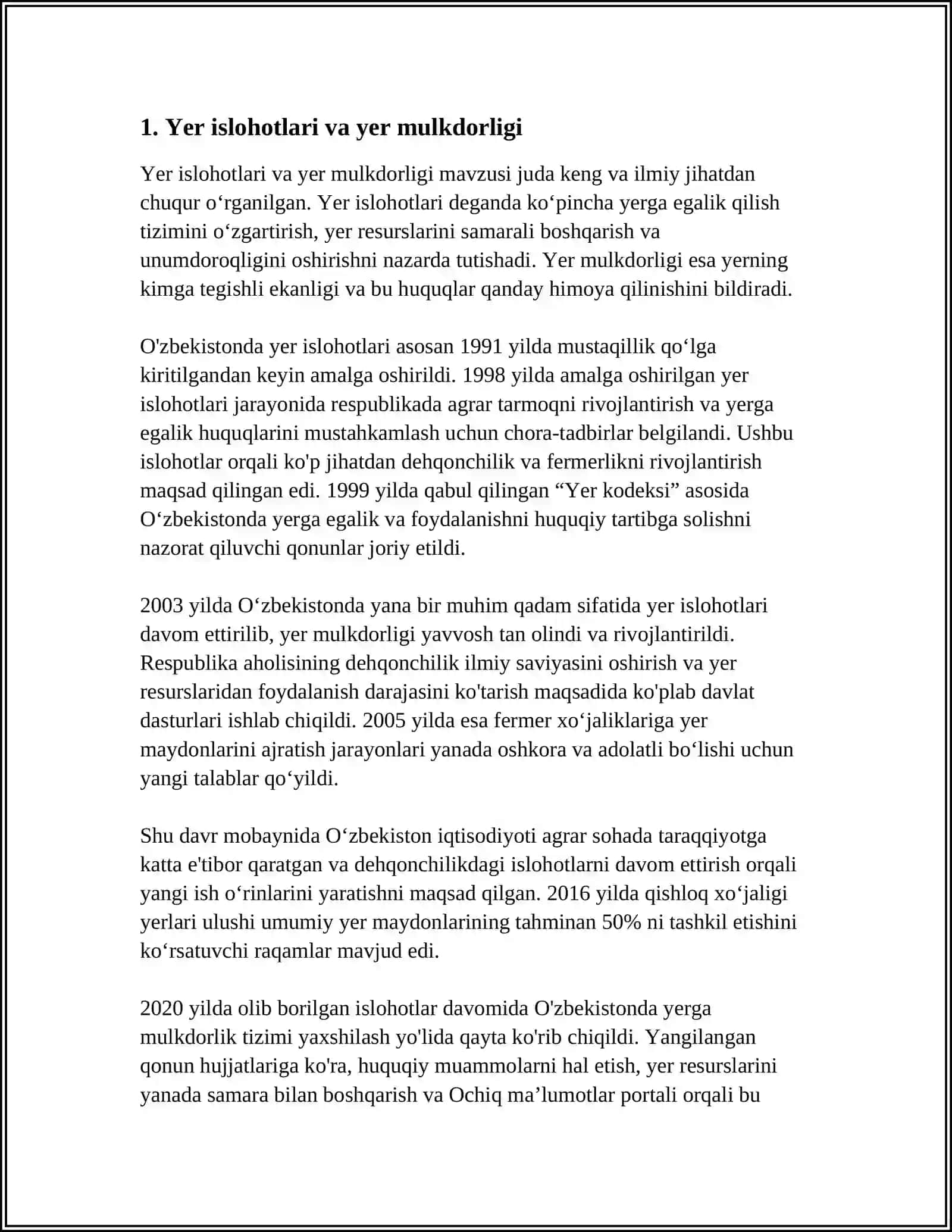 MUSTAQILLIK YILLARIDA QISHLOQ XOʻJALIGIDAGI VA SANOATDAGI OʻZGARISHLAR 3