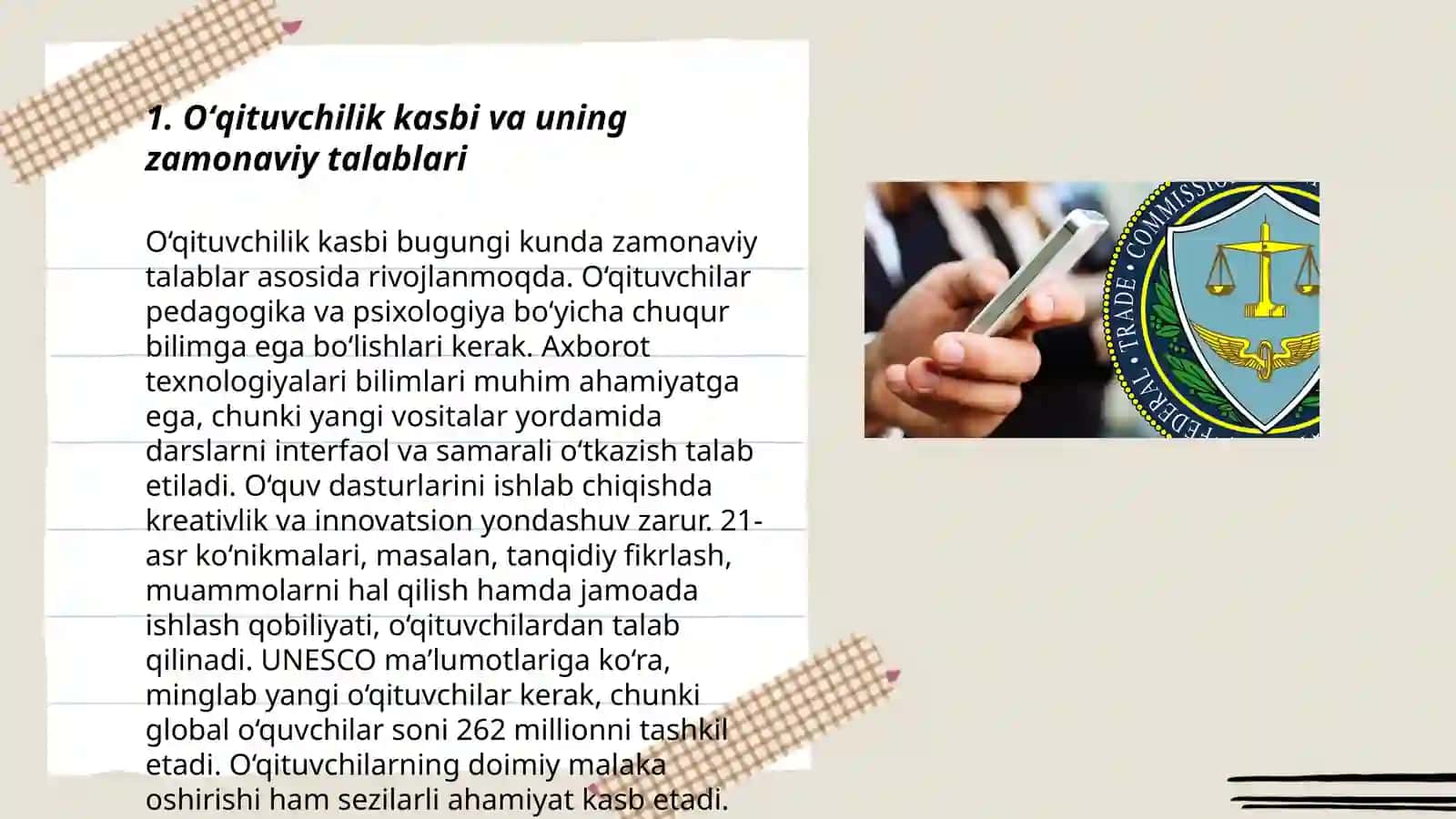 Oʻqituvchilik mahorat 3