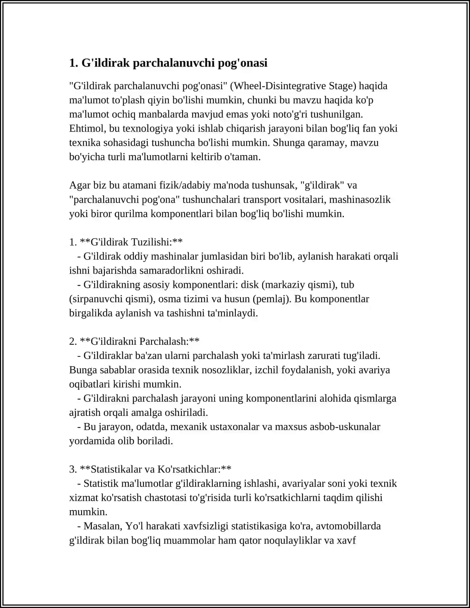 TRANSMISSIYANING AVTOMOBIL DINAMIKASIGA TA'SIRI 3