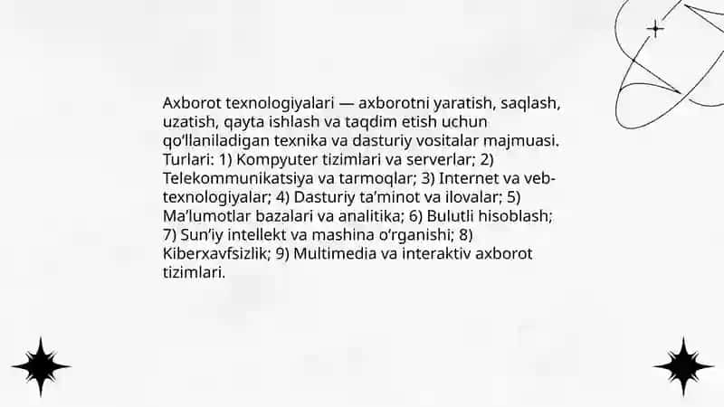Axborot texnologiyalari Va ularning mediasavodxonlikka taʼsiri 3