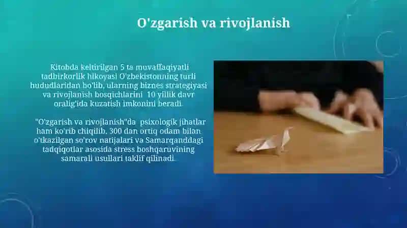 O'zgarish va rivojlanish 3
