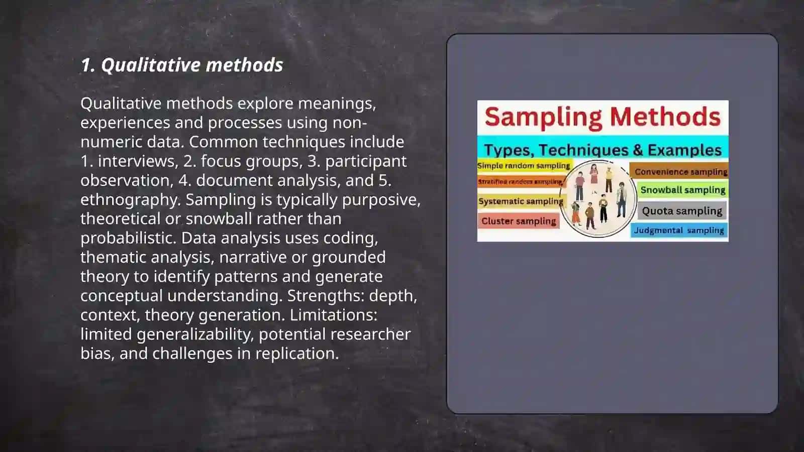 Qualitative methods 3