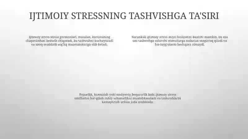 Ijtimoiy Stress Va Psixik Salomatlik 3