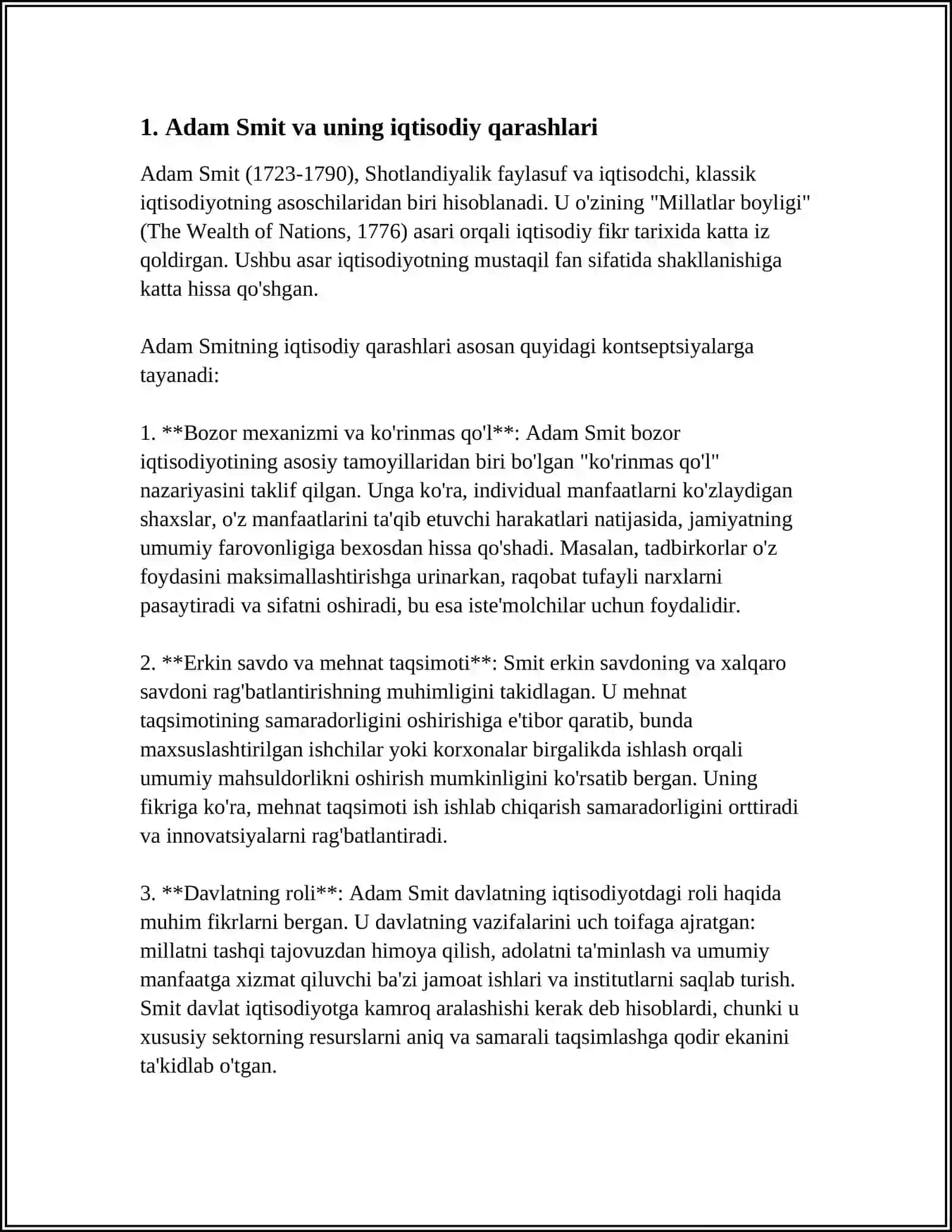 V.PETTI ANGLIYA KLASSIKALIQ EKONOMIKALIQ TÀLIYMATINIÑ DASLEPKI WÀKILI 3