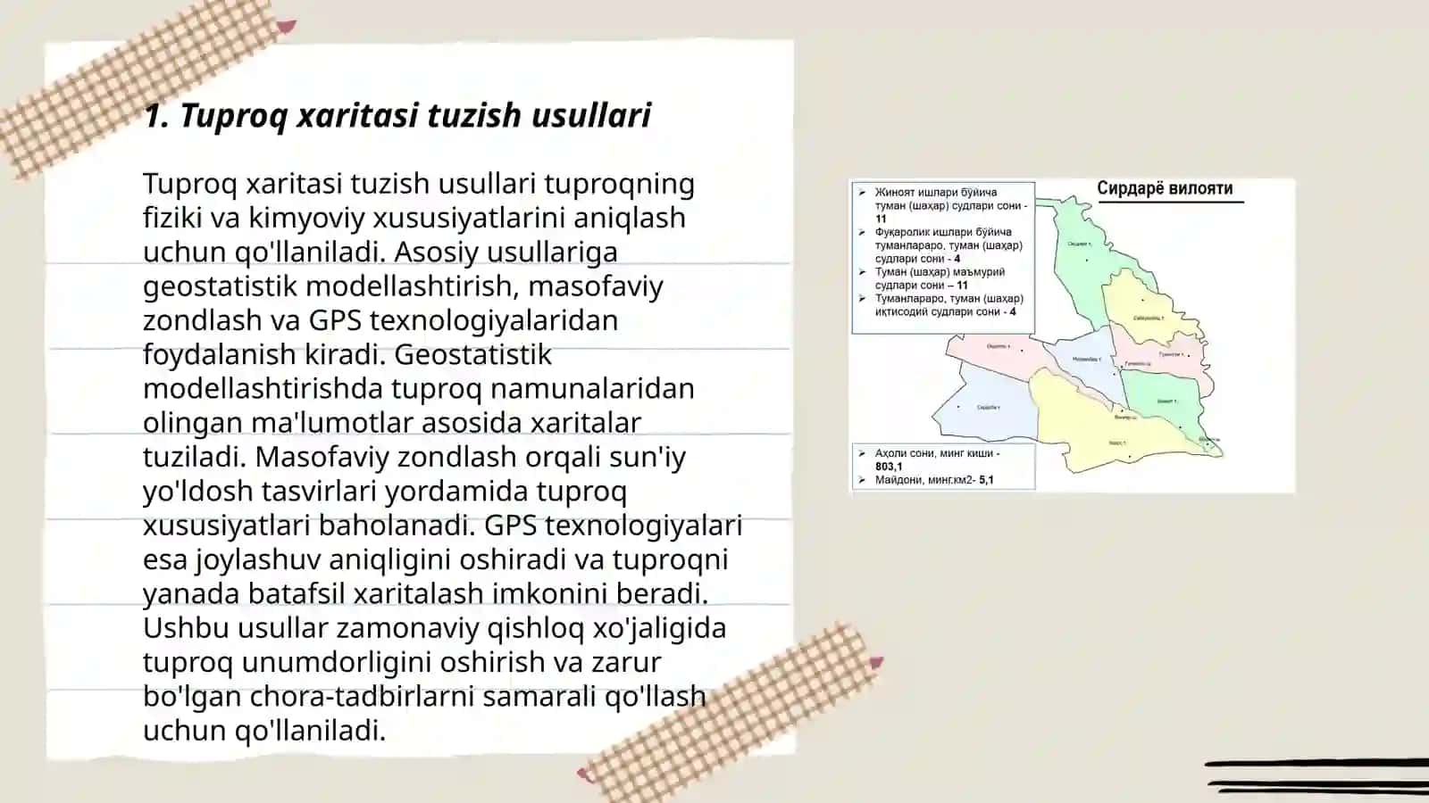 Tuproq xaritasi va xaritanomalardan foydalanish 3