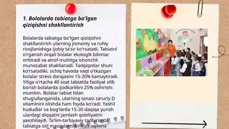 Bolalarni tabiat bilan tanishtirishning tamoyillari 3