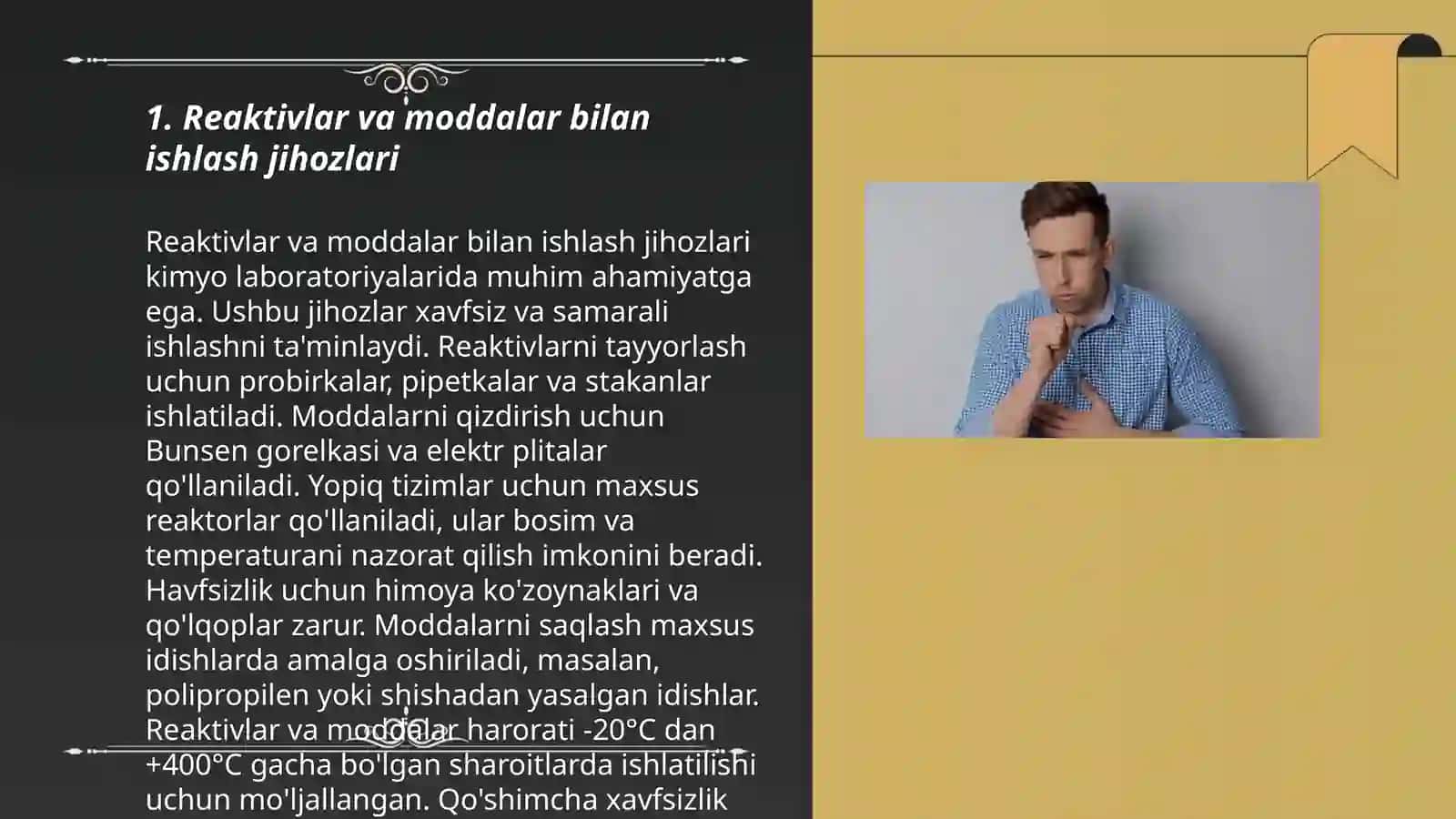 Kimyo laboratoriyasida ishlatiladigan jihozlar 3