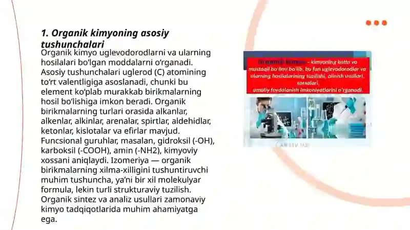 Organik kimyo asoslari 3