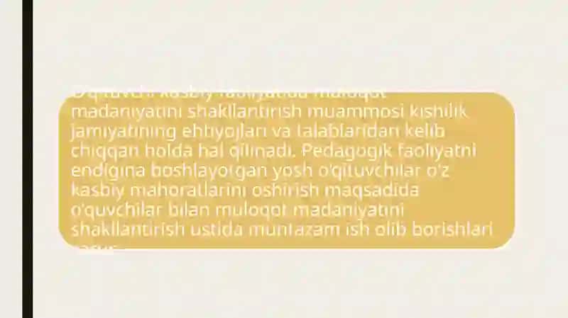 Pedagogik faoliyatda muloqot madaniyati va psixologiyasi 3