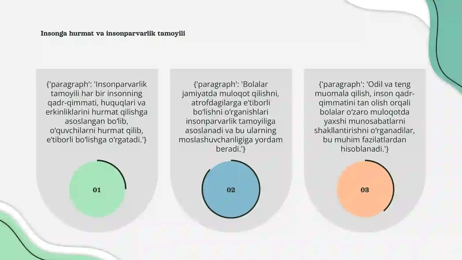 Insonparvarlik tamoyili 3
