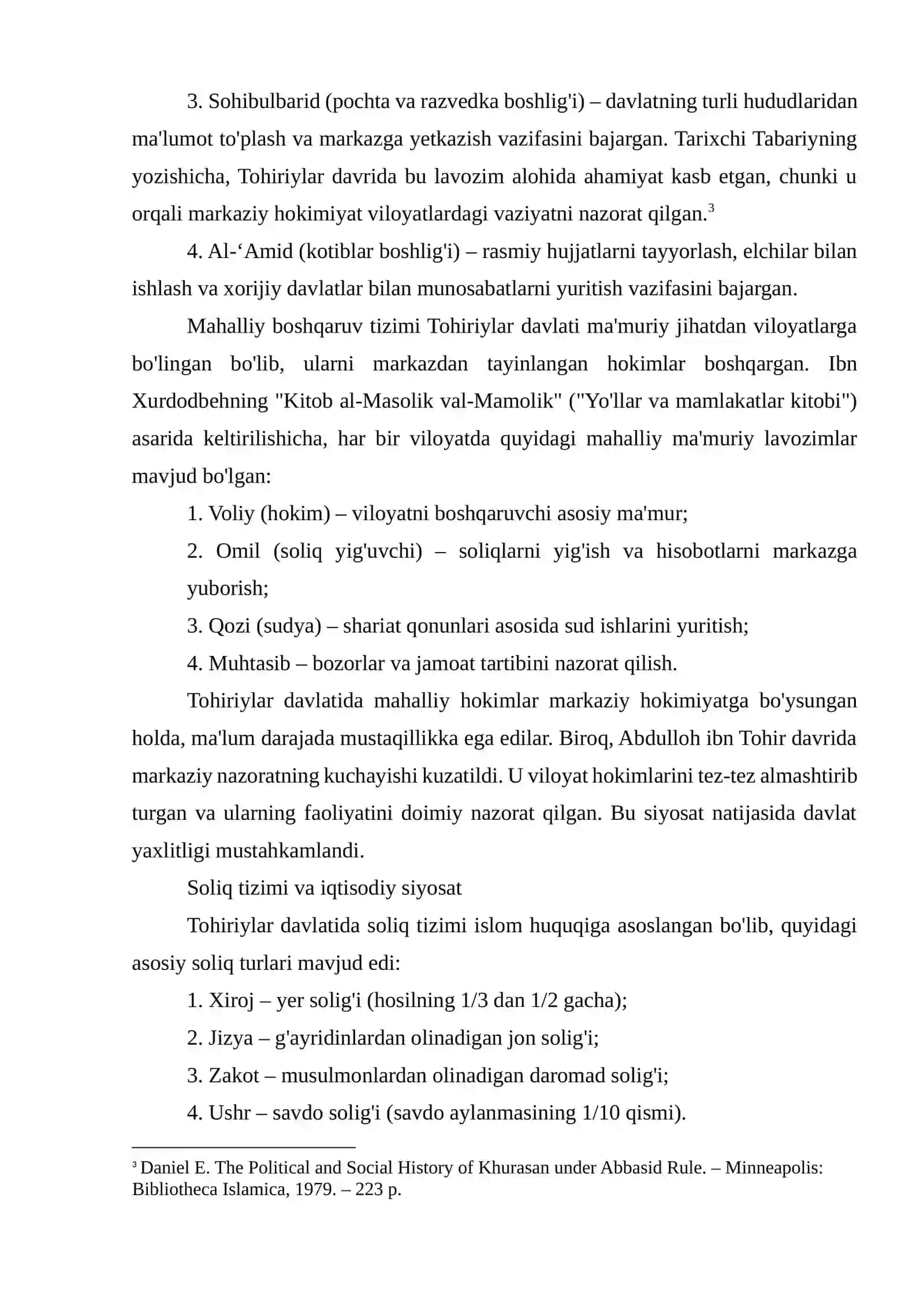 TOHIRIYLAR DAVLATINING BOSHQARUV TIZIMI 3