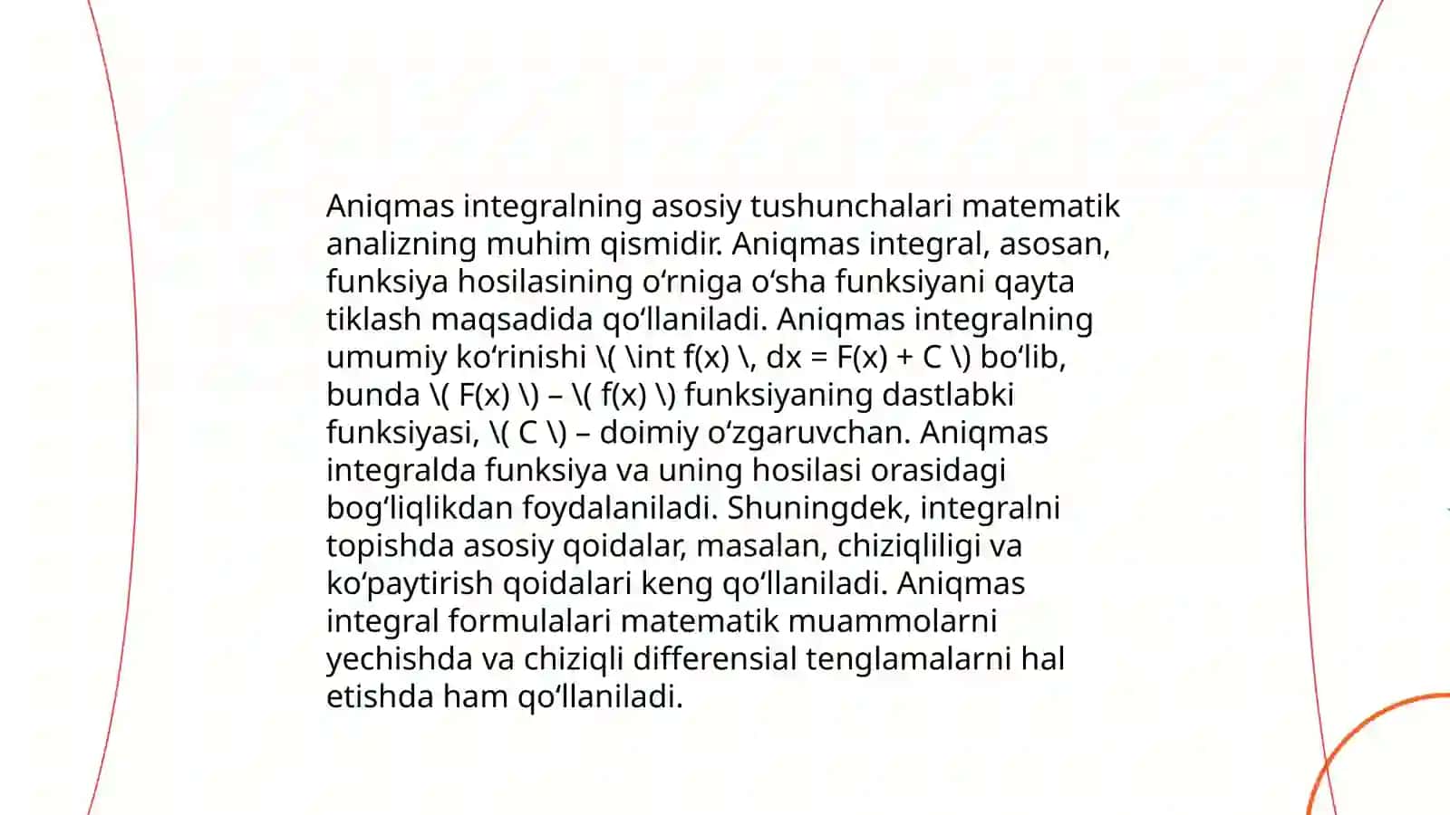 Aniqmas integral 3