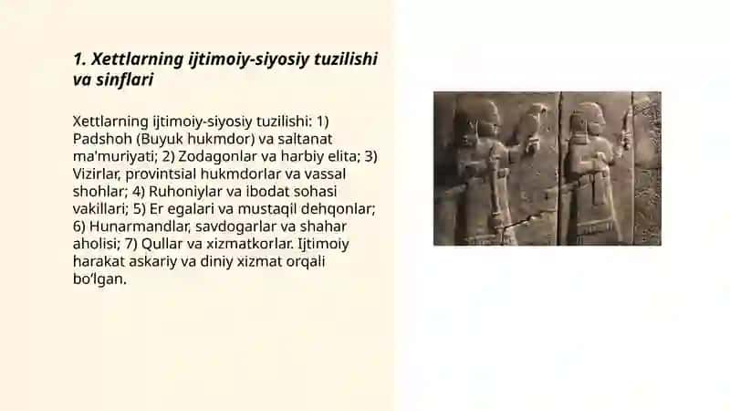 Qadimgi Xettlar va ularning mashgʻulotlari 3